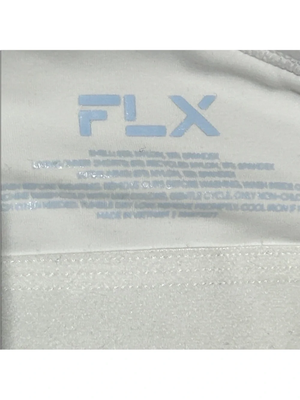 FLX White Strappy Skater Dress / Skort built in cups, pocket and shorts - Picture 4 of 6